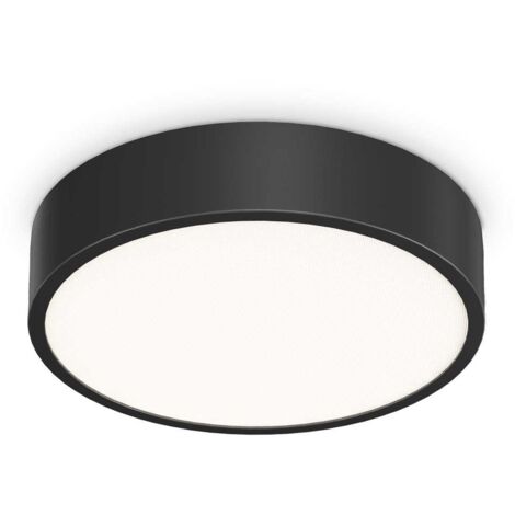 Ideal Lux RAY Semi-Plafonnier LED Intégré Noir 2000Lm 3000-4000K IP44 (1/2)