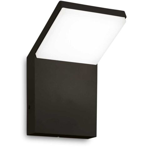 Ideal Lux STYLE Applique Murale Extérieure Moderne LED Intégrée Noir 1100Lm 4000K IP54 (1/2)