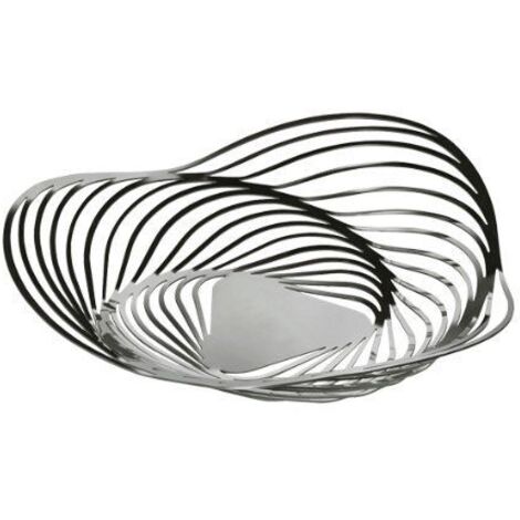 ALESSI ACO01, Table centrale Trinity, acier inoxydable, argent, 1 cm (1/2)