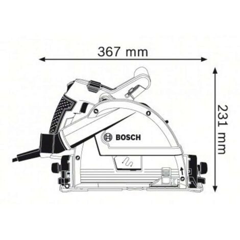 Bosch Tauchsäge GKT 55 GCE Professional im Set in L-BOXX Gr. 4