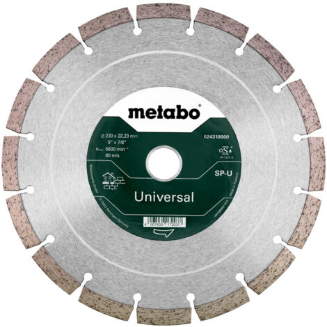 METABO Diamanttrennscheibe 230x22,23mm, SP-U, Universal SP (624310000)