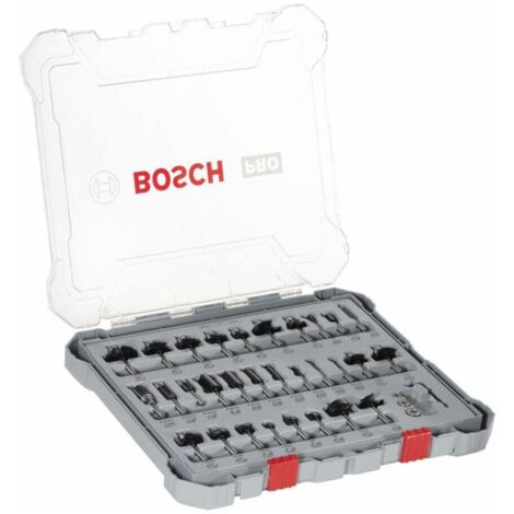 Set mit 30 BOSCH 6 mm Kombi-Schaftfräsern - 2607017474