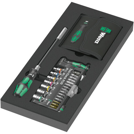 Wera 9750 Schaumstoffeinlage Kraftform Kompakt und Tool-Check PLUS Set 1