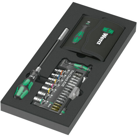 Wera 9750 Schaumstoffeinlage Kraftform Kompakt und Tool-Check PLUS Set 1