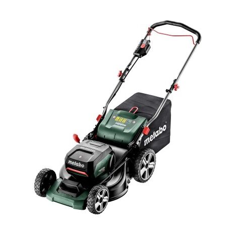 Metabo – Akku-Rasenmäher 36V – Brushless-Motor für hohe Schnittperformance – Schnittbreite 46 cm – Mähfunktion: Sammeln, Mulchen, Hinterauswurf – Für Flächen bis 800 m² (1/10)