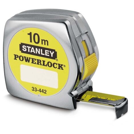 STANLEY Taschenbandmaß Powerlock mit Kunststoffgehäuse 10m 25mm breit