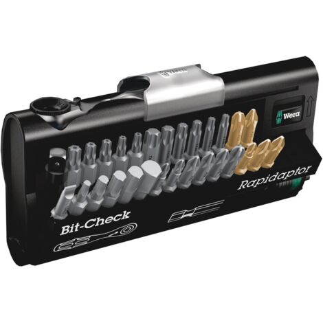 Wera Bit-Check 30 Zyklop Mini 1 Bits-Sortiment mit Ratsche 0507364001