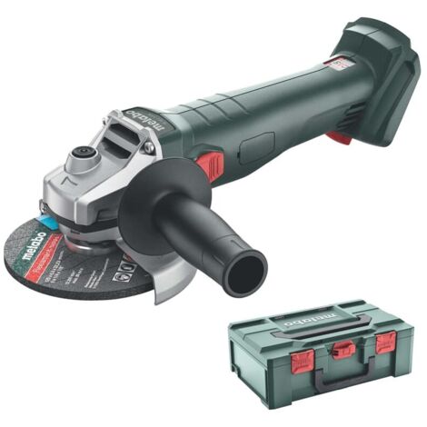 Metabo Akku-Winkelschleifer W 18 7-125 ohne Akku und Ladegerät in metaBOX 165 L