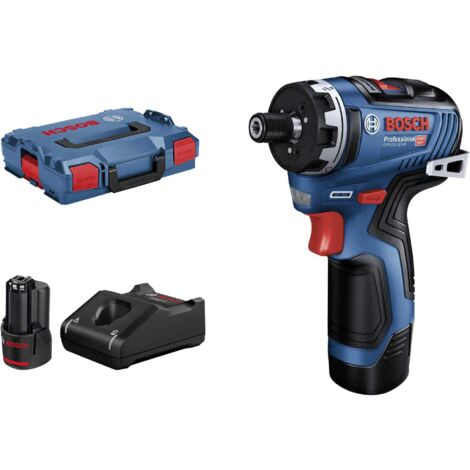 Bosch Akku-Schrauber GSR 12V-35 HX mit 2x 3,0 Ah Akku und Lader in L-BOXX