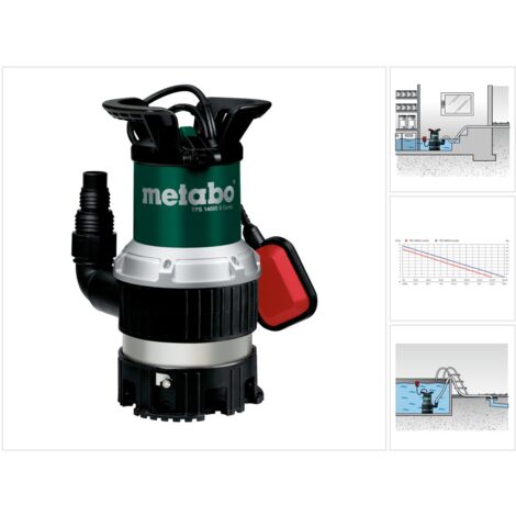 Metabo TPS 14000 S Combi Kombi-Tauchpumpe – 770 W (0251400000)