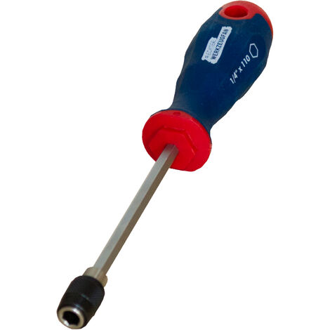 Echter Werkzeugfan Schraubendreher Bithalter lang mit QuickLock 1/4"x110 Perfect Comfort (1/2)