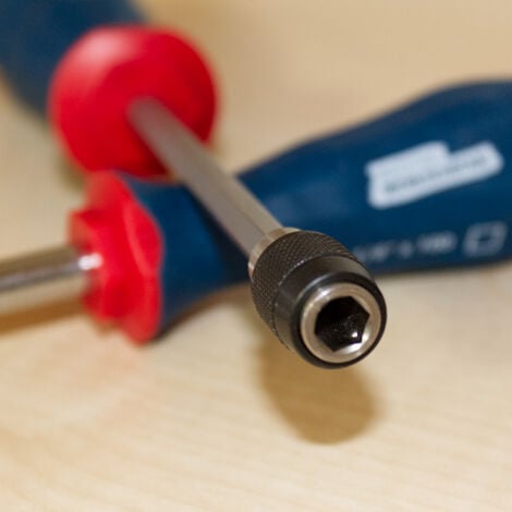 Magnet Bithalter Set 5-tlg. - Verlängerungen 50-300 Mm Mit 6 Bits Für Bohrmaschinen