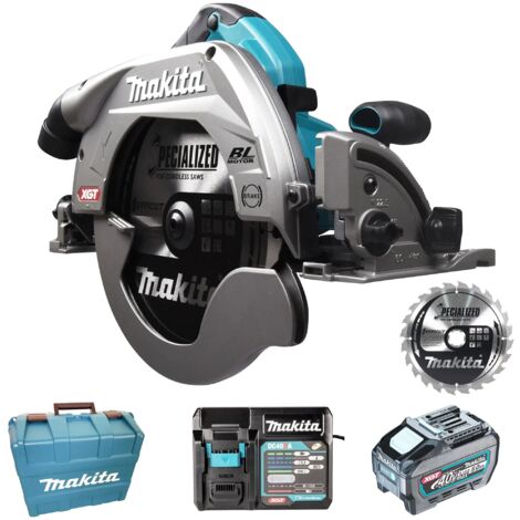Makita Akku-Handkreissäge HS009GT201 40V 2x 5,0 Ah + Ladegerät + Transportkoffer