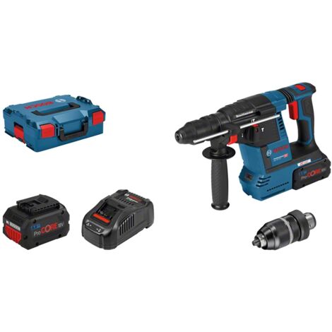 Bohrhammer BOSCH GBH 18V-26 F (2 x 8,0 Ah ProCORE + GAL1880CV + L-Boxx 136)