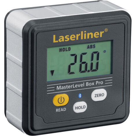 Laserliner Digitale Elektronik-Wasserwaage (Winkelmesser) MasterLevel Box Pro
