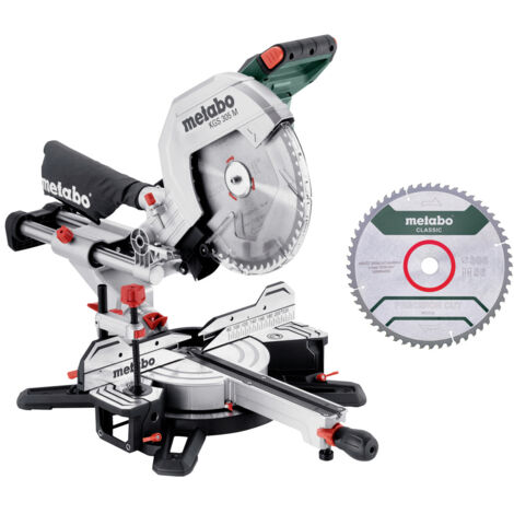 Metabo Kapp- und Gehrungssäge KGS 305 M Set mit Zugfunktion und PCL + 2. HM-Sägeblatt