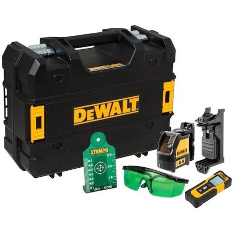 DeWALT Laser-Messtechnik-Set Linienlaser und Entfernungsmesser DW0887100-1