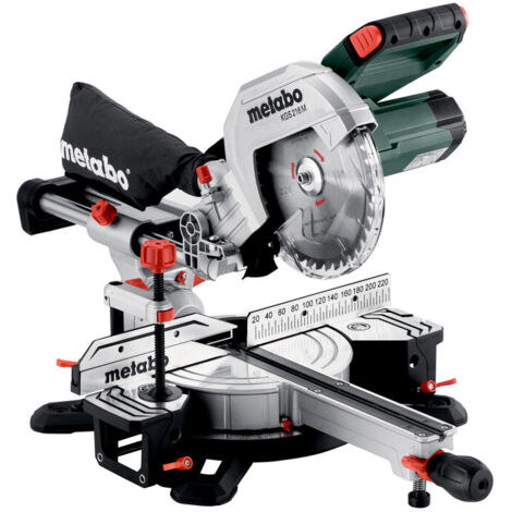 METABO Kapp- und Gehrungssäge KS 216 M - 1200W Ø 216 mm - 613216000