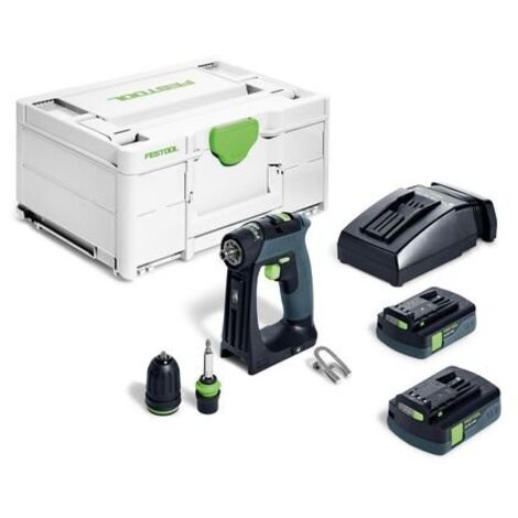 Festool Akku-Bohrschrauber CXS 18 C 3,0-Plus 2x 3,0 Ah und Lader im Systainer
