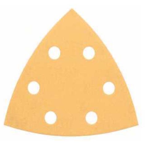 Schleifblatt C470 für Deltaschleifer, 93 mm, 80, 6 Löcher, Klett, 5er-Pack