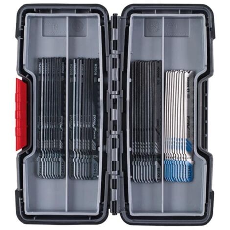 Bosch Stichsägeblatt-Set Wood and Metal, 40-teilig, Einnockenschaft