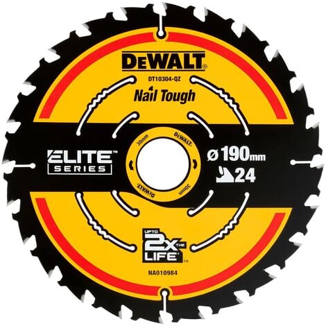 DeWALT ELITE Kreissägeblatt 190 x 30 mm 24 WZ