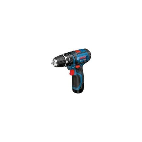 Bosch Akku-Schlagbohrschrauber GSB 12V-15 mit 2x 2,0 Ah Akku und Lader in Tasche