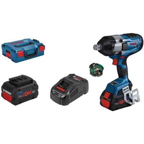 Bosch Akku-Drehschlagschrauber GDS 18V-1050 HC mit 2x Akku ProCORE18V 8.0Ah in L-BOXX