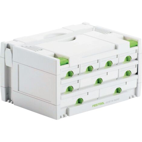 Festool SORTAINER SYS 3-SORT/9 Systainer Werkzeugkoffer Organizer ( 491985 ) 395 x 295 x 210 mm