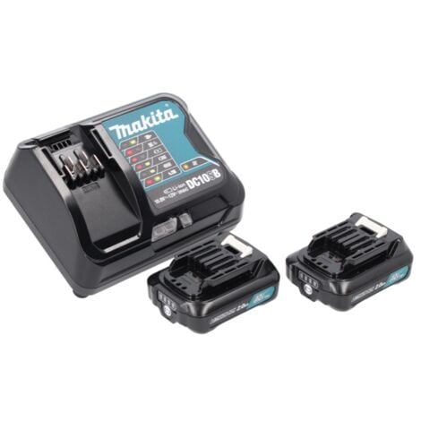 Makita Akku-Bohrschrauber DF333DSAE 12V 2x2,0Ah Akku + Lader im Handwerkerkoffer