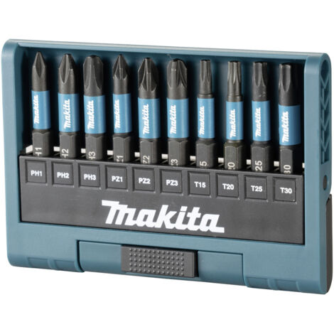 Makita E-12011 10-delige Impact Black Bit Set