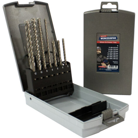 Echter Werkzeugfan SDS-plus Bohrersatz Pro 4 Premium 7-tlg.