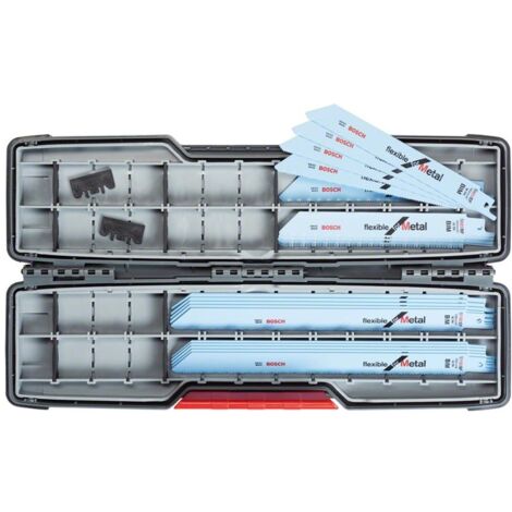 Bosch Säbelsägeblatt-Set Topseller in Tough Box 20-teilig für Hubsäge