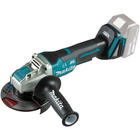 Makita Akku-Winkelschleifer DGA520ZX1, 18V mit Paddelschalter ohne Akku und Ladegerät
