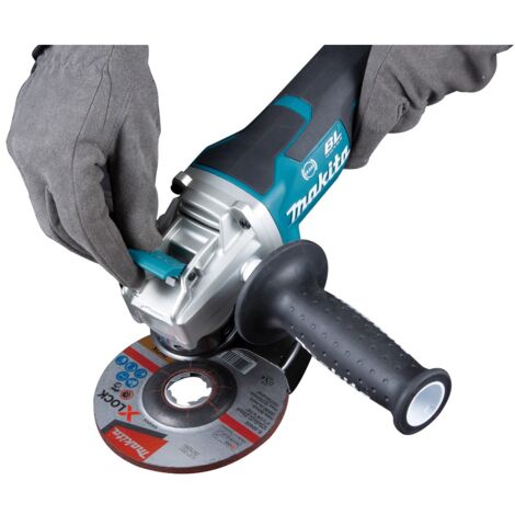 Makita Akku-Winkelschleifer DGA520ZX1, 18V mit Paddelschalter ohne Akku und Ladegerät