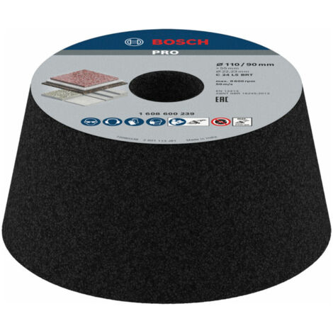 Bosch PRO Metal Konischer Schleiftopf, 90 x 110 x 55 mm, G24