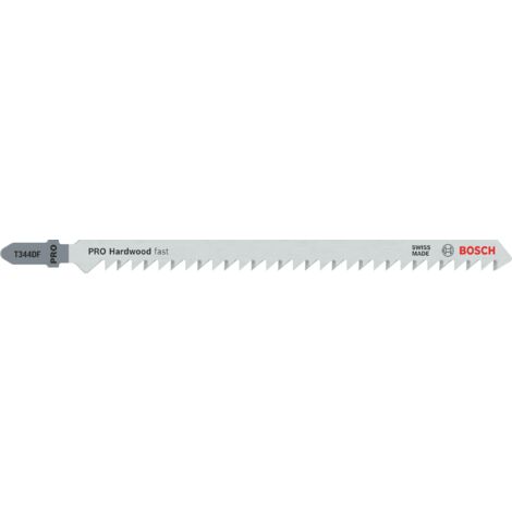 Bosch PRO Hardwood fast T344DF Stichsägeblatt, 152 mm, 5 Stück