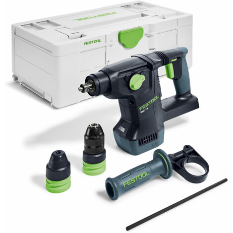 Festool KHC 18 EB-Basic Akku Kombihammer 18 V 2,6 J SDS-Plus Brushless ( 577447 ) + Systainer - ohne Akku, ohne Ladegerät