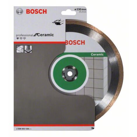 Bosch Diamanttrennscheibe Standard for Ceramic 230 x 25,40 x 1,6 x 7 mm