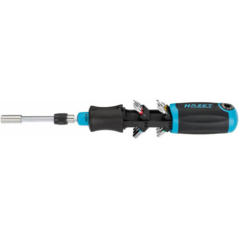 Hazet Bit-Ratschen-Schraubendreher inkl. Verlängerung und Bits 810R-3