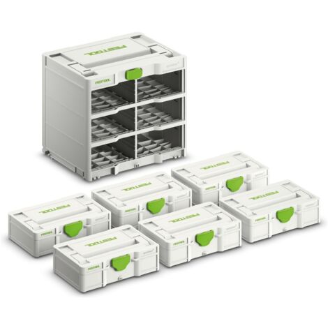 Werkzeugkasten Festool Systainer³-Rack SYS3-RK/6 M 337-Set