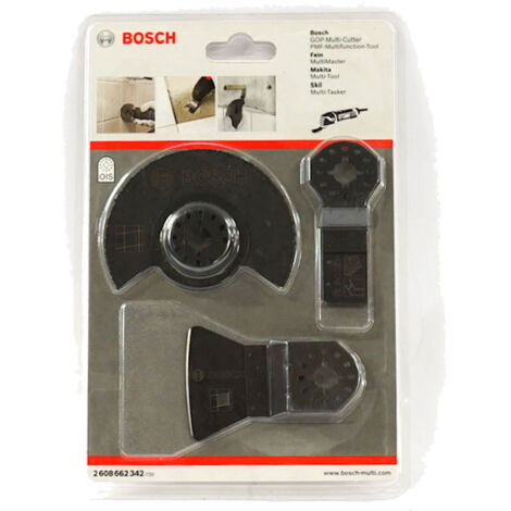 Bosch Fliesen-Basis-Set 3-tlg. mit OIS Aufnahme ohne STARLOCK