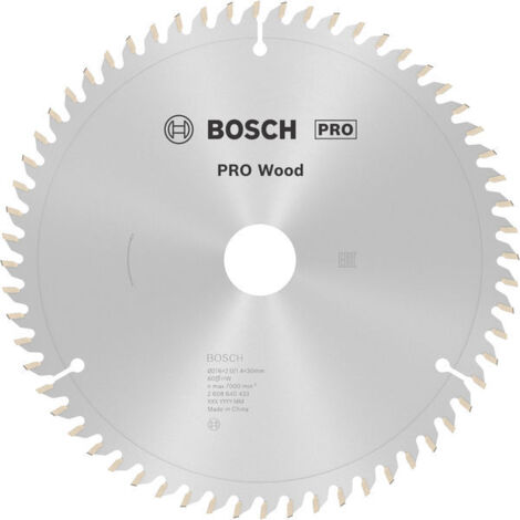 Bosch PRO Wood Kreissägeblatt 216 x 2 x 30 mm - 2608640433