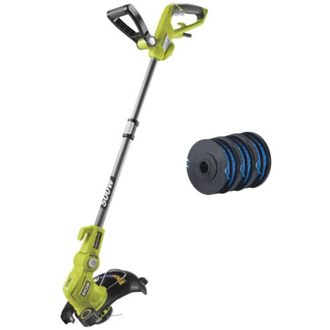 Ryobi Elektro-Rasentrimmer RLT5127PK3, 500 W, 27 cm  Schnittbreite + 3x Fadenspulen