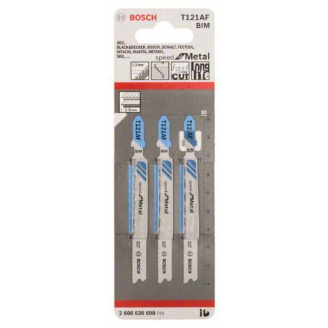 Bosch Stichsägeblatt T 121 AF Speed for Metal