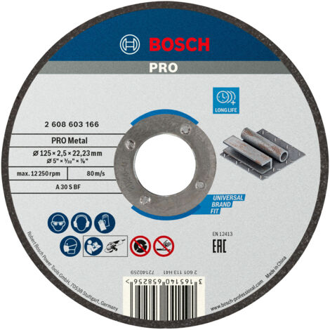 Bosch PRO Metal Trennscheibe 125 x 2,5 x 22,23 mm - 2608603166