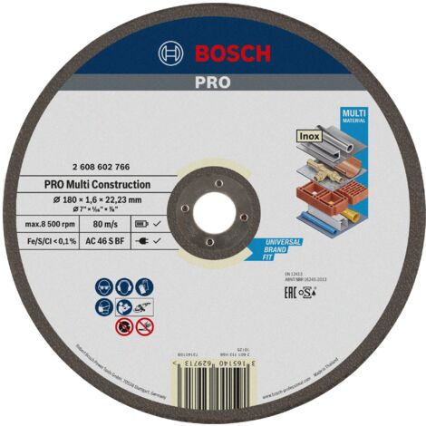 Bosch PRO Multi Material Trennscheibe, 180 x 1.6 x 22,23 mm (1/5)