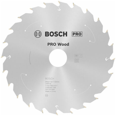 Bosch PRO Wood cordless Blatt für Kreissägen 190 x 1,6 x 30 mm - 2608837708