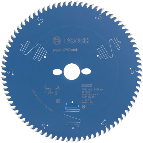 Bosch Kreissägeblatt Expert for Wood 260 x 30 x 2,8 mm, 80