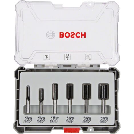 Bosch Nutfräser-Set 6-mm-Schaft 6-teilig